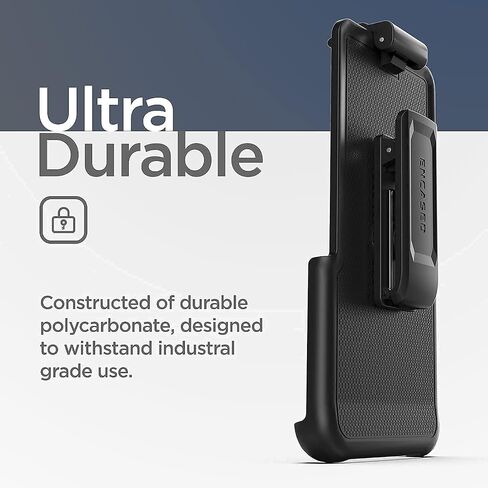 Encased Belt Case for Motorola One 5G ACE Case with Screen Protector and Holster Clip - Heavy Duty Protection for Moto One 5G UW Ace (Black) in Kuwait