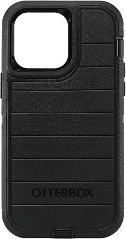 حافظة وحافظة بدون شاشة من سلسلة OtterBox Defender Pro لهاتف iPhone 14 Pro Max (فقط) (أسود) in Saudi Arabia