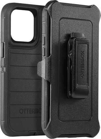 حافظة وحافظة بدون شاشة من سلسلة OtterBox Defender Pro لهاتف iPhone 14 Pro Max (فقط) (أسود) in Saudi Arabia