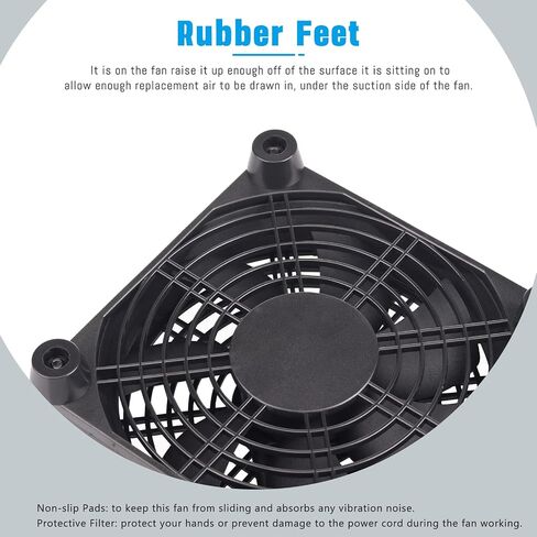 Quiet 120mm 5v USB Fan Powered Fan with Speed Control for Receiver DVR Playstation Xbox Computer Cabinet Cooling in Saudi Arabia