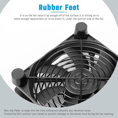 Quiet 120mm 5v USB Fan Powered Fan with Speed Control for Receiver DVR Playstation Xbox Computer Cabinet Cooling in Kuwait