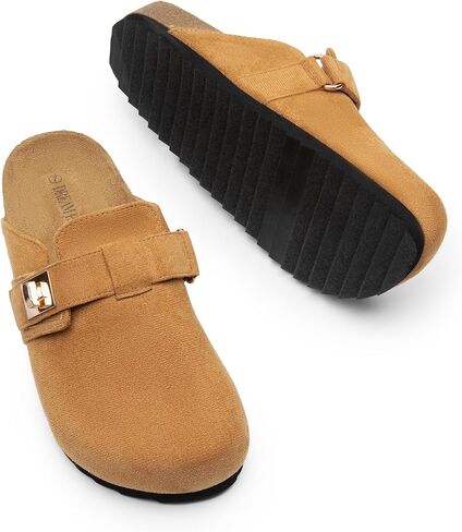 DREAM PAIRS Women's Flat Mules Pointed Toe Backless Loafer Shoes in Saudi Arabia