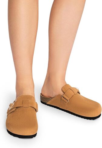 DREAM PAIRS Women's Flat Mules Pointed Toe Backless Loafer Shoes in Saudi Arabia