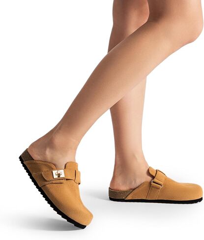 DREAM PAIRS Women's Flat Mules Pointed Toe Backless Loafer Shoes in Saudi Arabia