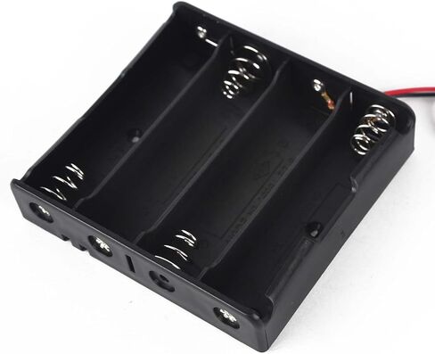 صندوق حامل بطارية 4S 18650 لـ 4X 18650 15V Li-Ion مع أسلاك بطول 6 بوصات من Envistia Mall in Kuwait