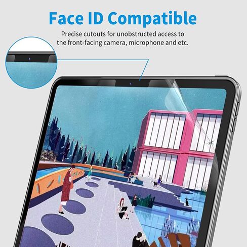 XIRON 2 PACK واقي شاشة ورقي لجهاز iPad Pro 13 بوصة (M4)، فيلم PET غير لامع لجهاز iPad Pro 13 بوصة 2024، اكتب وارسم مثل الورق، واقي شاشة مضاد للتوهج in Kuwait