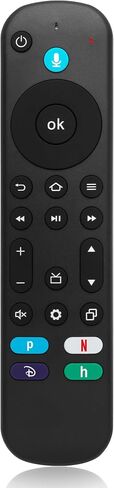 جهاز التحكم عن بعد الصوتي البديل المتوافق مع Toshiba، وأجهزة التلفاز الذكية Insignia AMZ 4-Series Fire Smart TVs/AMZ TV Cube، جهاز التحكم عن بعد المتوافق مع أجهزة التلفاز الذكية AMZ Omni in Kuwait