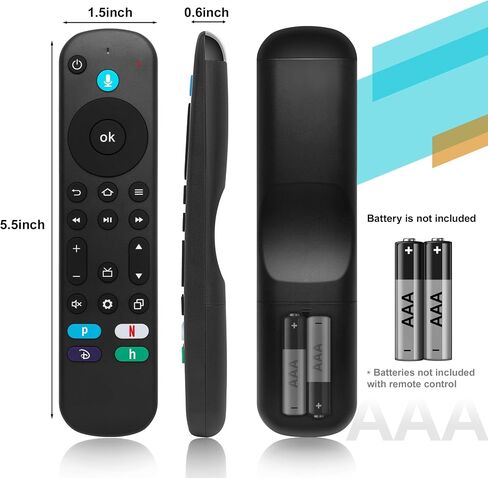 جهاز التحكم عن بعد الصوتي البديل المتوافق مع Toshiba، وأجهزة التلفاز الذكية Insignia AMZ 4-Series Fire Smart TVs/AMZ TV Cube، جهاز التحكم عن بعد المتوافق مع أجهزة التلفاز الذكية AMZ Omni in Kuwait