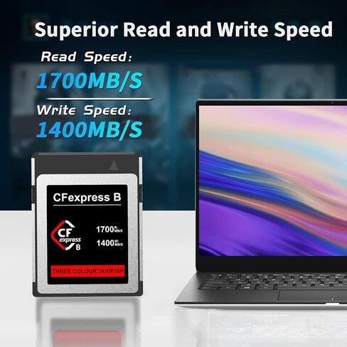 Dogfish 2TB CFexpress Type B Card, Up to 1700MB/s, 8K 4K RAW Photo and Video, CF Express Flash Memory for Nikon Canon Panasonic Cameras Camcorders in Saudi Arabia