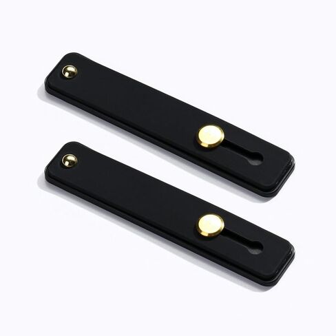 TENOC Phone Grip Sticky 360° Rotation Universal Stand Finger Ring Holder Slim Kickstand for Cell Phone Case, Black in Kuwait