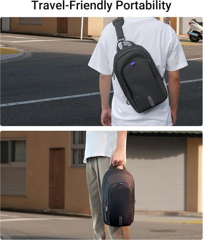 Syntech Carrying Case Compatible with Steam Deck OLED/ROG Ally X/PlayStation Portal, Sling Bag for Nintendo Switch/Legion Go, Portable Travel Bag for Consoles & Accessories with Large Storage Space in Saudi Arabia