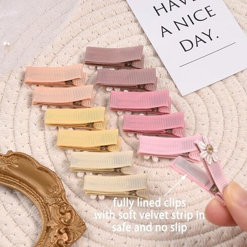 مشابك شعر على شكل زهور الأقحوان للفتيات الصغيرات، مبطنة بالكامل ولا تنزلق للشعر الناعم، مشابك شعر للأطفال على شكل زهور مغطاة بالكامل، إكسسوارات شعر للفتيات الصغيرات، دبابيس شعر لحديثي الولادة 20 قطعة in Kuwait