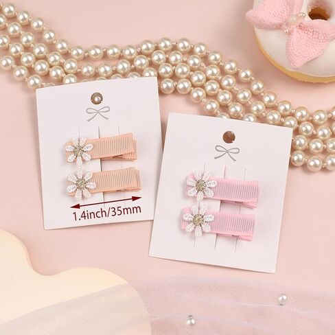 مشابك شعر على شكل زهور الأقحوان للفتيات الصغيرات، مبطنة بالكامل ولا تنزلق للشعر الناعم، مشابك شعر للأطفال على شكل زهور مغطاة بالكامل، إكسسوارات شعر للفتيات الصغيرات، دبابيس شعر لحديثي الولادة 20 قطعة in Kuwait