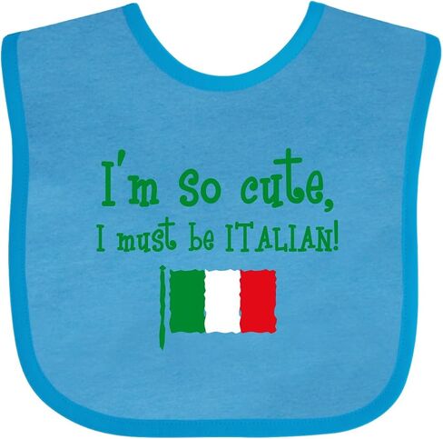 inktastic So Cute Italian Baby Bib in Saudi Arabia