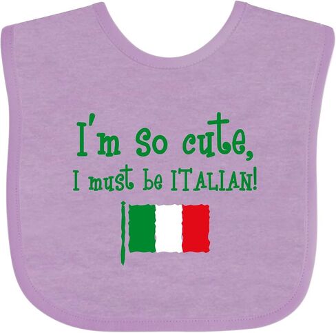 inktastic So Cute Italian Baby Bib in Saudi Arabia