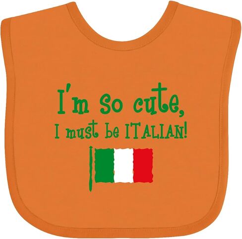 inktastic So Cute Italian Baby Bib in Saudi Arabia