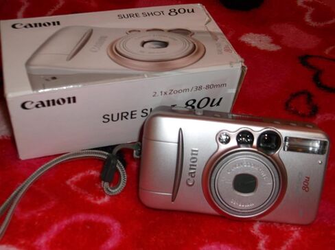 كاميرا Canon Sure Shot 80u مقاس 35 مم مع عدسة 38-80 مم (متجددة) in Saudi Arabia