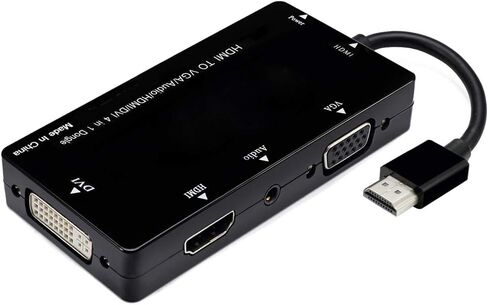 كابل محول HDMI إلى DVI VGA HDMI مع شاشة مرآة محول الصوت in Saudi Arabia