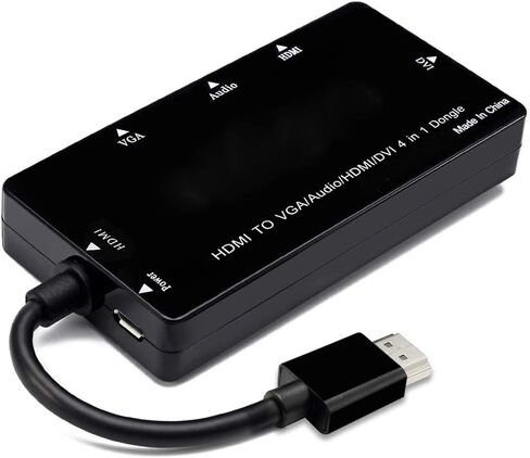 كابل محول HDMI إلى DVI VGA HDMI مع شاشة مرآة محول الصوت in Saudi Arabia