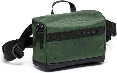 Manfrotto Street Belt Bag, Waist Bag, for Mirrorless Camera, Vlogging Kit, Shoulder Camera Case, Photography Accessories for Content Creator, Colour Green in Saudi Arabia