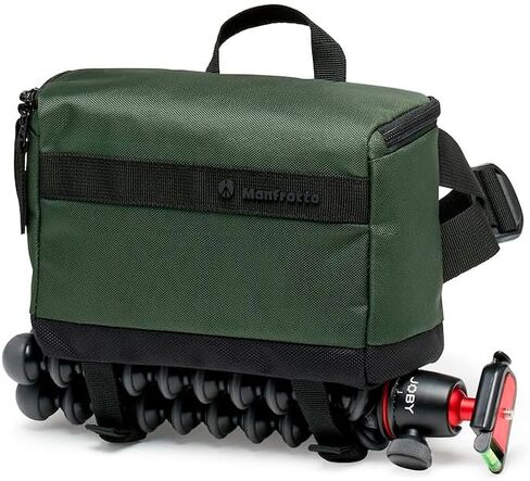 Manfrotto Street Belt Bag, Waist Bag, for Mirrorless Camera, Vlogging Kit, Shoulder Camera Case, Photography Accessories for Content Creator, Colour Green in Saudi Arabia