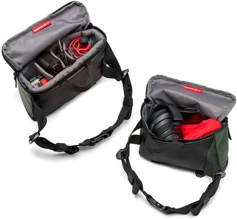 Manfrotto Street Belt Bag, Waist Bag, for Mirrorless Camera, Vlogging Kit, Shoulder Camera Case, Photography Accessories for Content Creator, Colour Green in Saudi Arabia