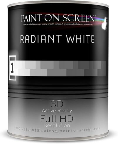 Projection Screen Paint - G001 - Radiant White in Saudi Arabia