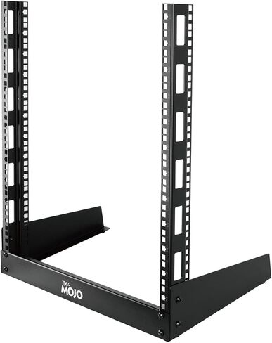 2 Post 8U Desktop Server Rack Small Open Frame Rack for 19in AV/Data/Audio/Studio Equipment Free Standing Home/Office Rack,Tapped Hole in Saudi Arabia
