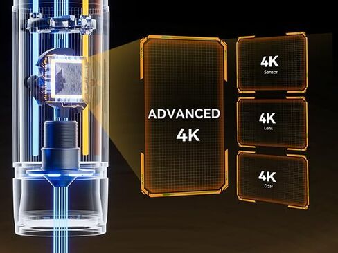 مجهر رقمي 4K، مجهر Elikliv EM4K 8 بوصات للعملات المعدنية 2000x، مجهر HDMI بدقة 52 ميجابكسل، مجهر لحام للبالغين، مجهر LCD لإصلاح الإلكترونيات، مجهر فيديو 3840P UHD، حامل 10 بوصات، 64 جيجا in Kuwait