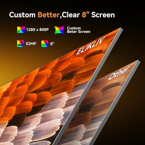 مجهر رقمي 4K، مجهر Elikliv EM4K 8 بوصات للعملات المعدنية 2000x، مجهر HDMI بدقة 52 ميجابكسل، مجهر لحام للبالغين، مجهر LCD لإصلاح الإلكترونيات، مجهر فيديو 3840P UHD، حامل 10 بوصات، 64 جيجا in Kuwait