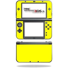 MightySkins Skin Compatible with Nintendo New 3DS XL (2015) - Solid Yellow | Protective, Durable, and Unique Vinyl Decal wrap Cover | Easy to Apply, Remove, and Change Styles | Made in The USA