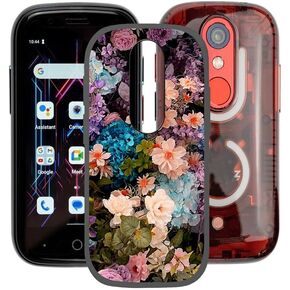 for Unihertz Jelly Star (3.00") Case, Soft Silicone Bumper Shell Black Flexible Rubber Phone Protective Cases TPU Cover for Unihertz Jelly Star - Black