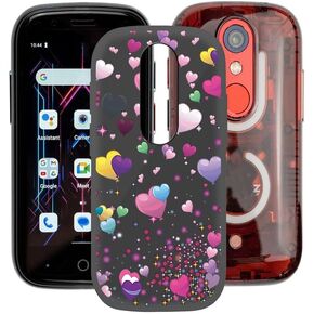 for Unihertz Jelly Star (3.00") Case, Soft Silicone Bumper Shell Black Flexible Rubber Phone Protective Cases TPU Cover for Unihertz Jelly Star - Black