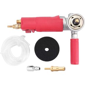 Mini Air Polisher, 3-Inch Pneumatic Sander for Polishing Marble, Granite, 4300rpm Pneumatic Wet Water Polisher, Low Noise High Speed Air Powered Sanders Polisher