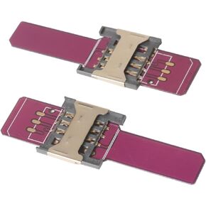 Nano Sim to Mini Sim Card Adapter Expander Test Board PCB Circuit Board Card Reader 2pcs