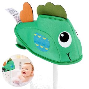 Bath Spout Cover for Bathtub, Baby Shower Protector Cover from Bumping Head During Bathing Time, Cute Soft Cartoon Fish Water Faucet Mouth Protecting Cover for Enjoyable Safe Baths Bathroom