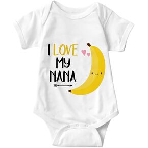I Love My Grandma Baby Bodysuit Newborn Outfits Baby Romper Infant One Piece Outfits