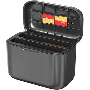 Fast Battery Charger Hub Compatible with Insta 360 x4,2-Channel Quick Battery Charging Storage Station
