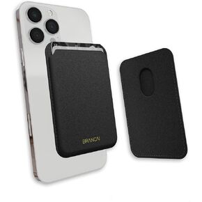 Magnetic Wallet, Compatible with MagSafe Wallet for iphone 12, 13, 14, 15, Pro, Pro Max, Strong Magnet Slim Wallet + Exclusive Packaging (Black Cherry)