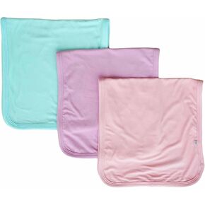 Caden Lane Premium Baby Burp Cloths for Baby Boys & Girls - 3 - Pack Ultra Absorbent Unisex Spit Up Rags for Newborns