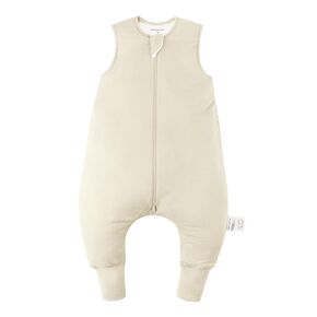 BubblePanda Toddler Sleep Sack with Feet 12-24 Months 100% Cotton Wearable Blanket with Legs 1t-2t Baby Sleep Bag Walker 1.0 Tog Soft Quilted 2-Way Zipper