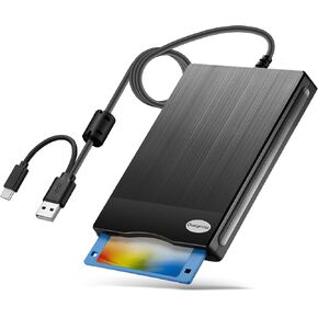 قارئ القرص المرن 3.5 بوصة USB محرك الأقراص المرنة خارجي 3 1/2 قارئ القرص المرن محرك الأقراص المرنة المحمول USB C للكمبيوتر المحمول والكمبيوتر المحمول مع نظام التشغيل Windows 11/10 (نسيج الطائرة، 3.5 بوصة) in Kuwait