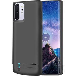 RUNSY Battery Case for Samsung Galaxy Note 10+ Plus 5G, 6000mAh Rechargeable Extended Battery Charging Case, External Battery Charger Case, Add 100% Extra Juice