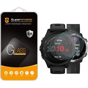 Supershieldz (3 Pack) Designed for Garmin Forerunner 255s / 255s Music (41mm) and 645/645 Music Tempered Glass Screen Protector Anti Scratch, Bubble Free