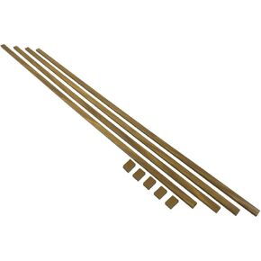 Cable Trunking Raceway 192" Brown Self-Adhesive Paintable Cord Management for TV, Speakers, and Computer Wires, Wood Tone Raceway includes Junction Pieces, 0.8" x 0.4" x 192" by Easylife Tech