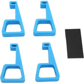 4pcs Horizontal Version Anti Skid Heightening Bracket, Horizontal Heighten Support Feet Stand for PS4, Improve Heat Dissipation, Stable Hold, for PS4 Slim (Black)