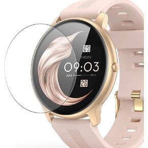 3 Pack Tempered Glass Screen Protector Film, compatible with AGPTEK LW11 smartwatch Smart Watch Protectors Guard
