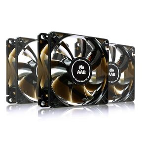 Super Silent R8 - Leise und Efizient 80mm Gehäuselüfter mit 4 Anti-Vibration-Pads, 9V Adapter - CPU Kühler, Wentilator, Silent Lüfter, PC Fan, Gehäuse Lüfter 80mm - Wertpaket 3 Stück