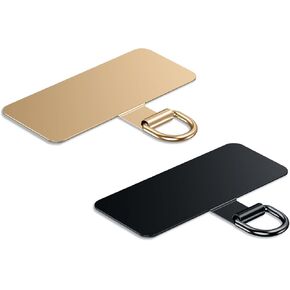 Metal Phone Tether Tab for iPhone, Cell Phone Lanyard Patch, Phone Strap Replacement Part for All Full Phone Cases