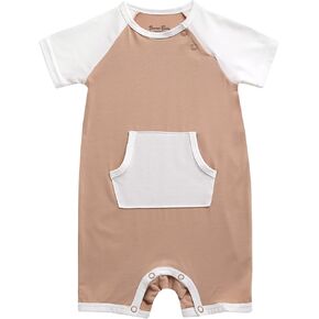 VAENAIT BABY Newborn Infant Baby Boys and Girls Rayon from Bamboo Romper One-Piece Jumpsuits